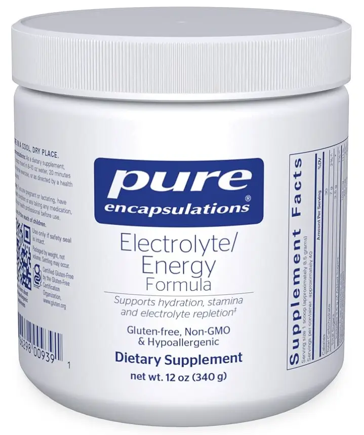 Electrolyte Energy Formula