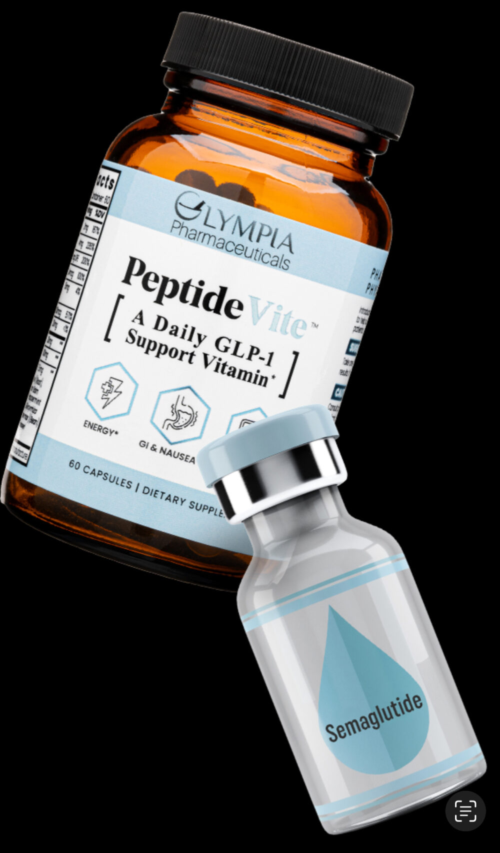 Bundle Semaglutide- Injectable  5 mg/ml -25mg (5mL) Vial / Peptide Vite